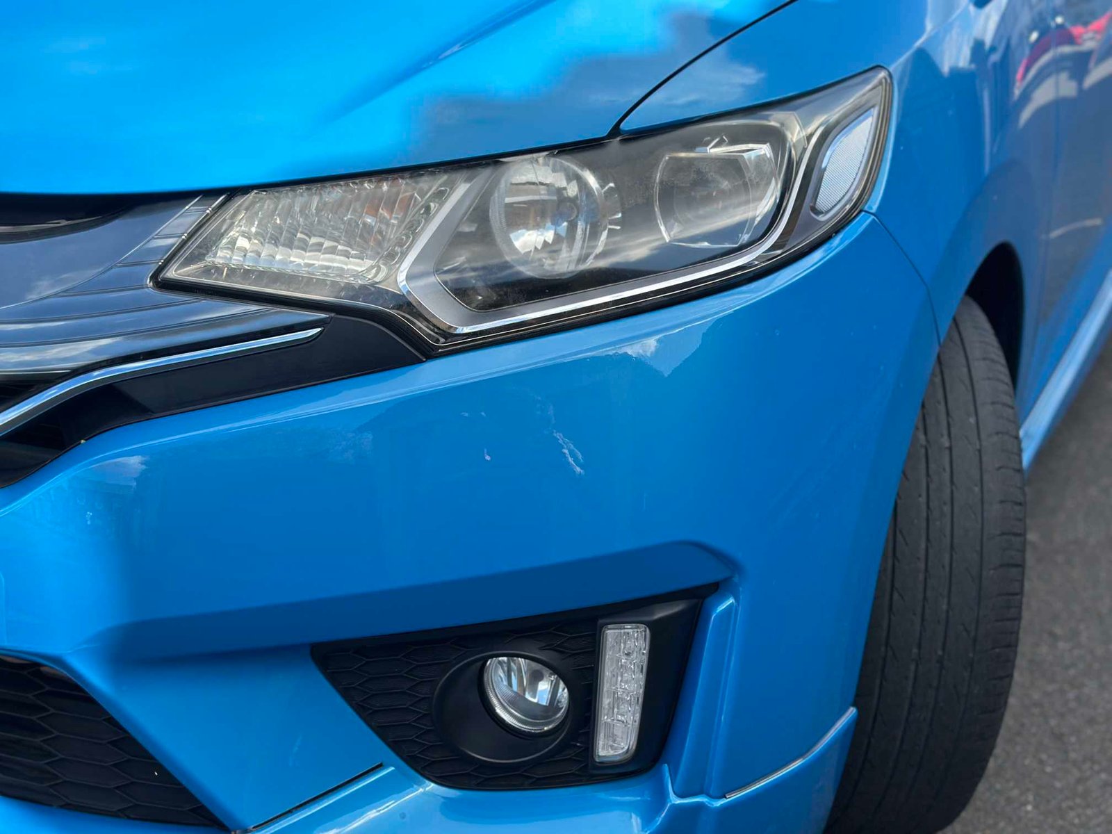
Honda Fit S Package 2013 Blue full									