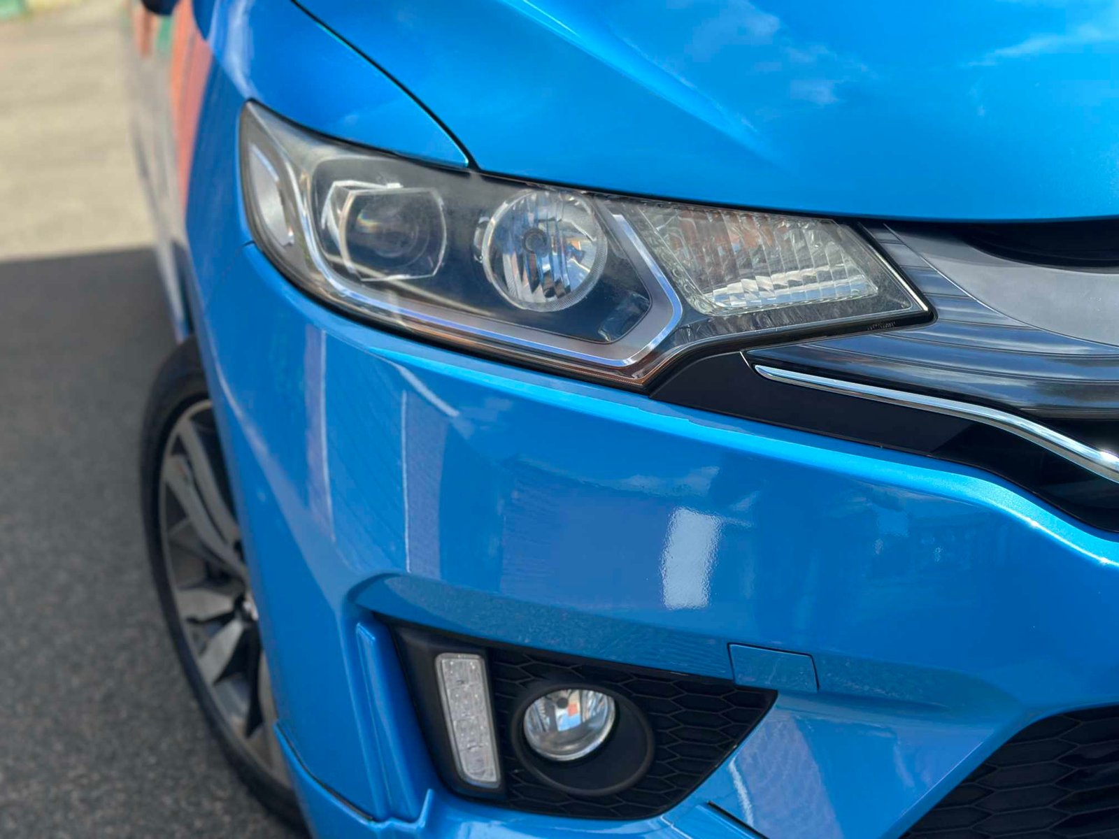 
Honda Fit S Package 2013 Blue full									