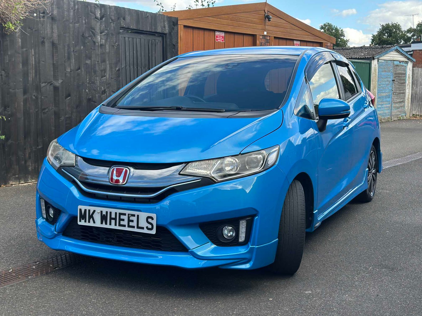 
Honda Fit S Package 2013 Blue full									