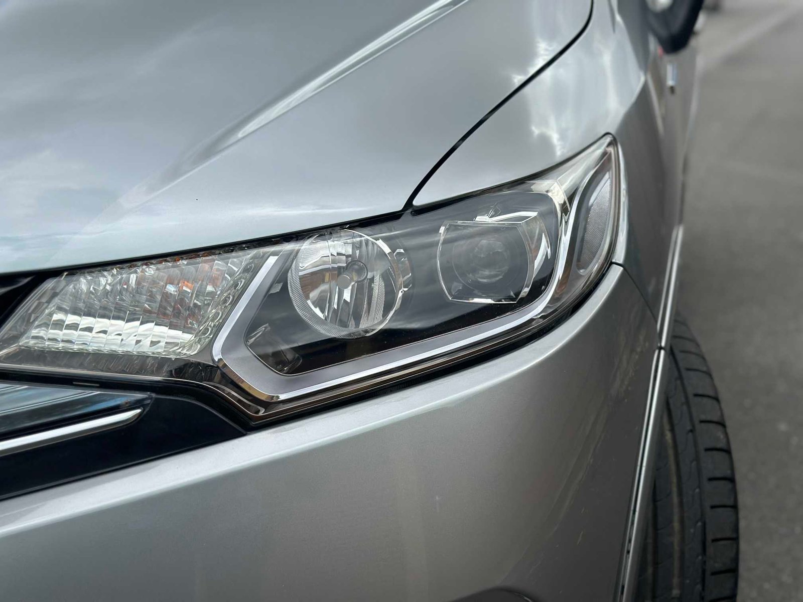 
Honda Fit S Package 2014 Grey full									