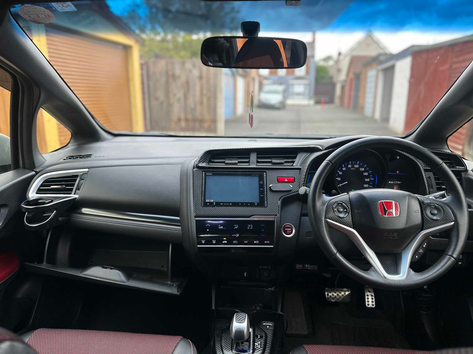 
Honda Fit S Package 2014 Grey full									